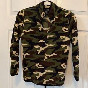 Camo Fleece Pullover